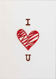 S048 Открытка Simple Cards 10х15 см - I LOVE YOU