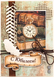 М376 Открытка ручной работы 10х15 см - Дежавю