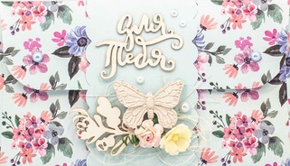 К384 Подарочный конверт ручной работы -  Для тебя