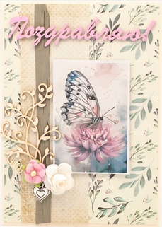 М422 Открытка ручной работы 10х15 см - Белые ночи