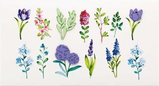 С084 Конверт Simple Cards - Цветочная симфония